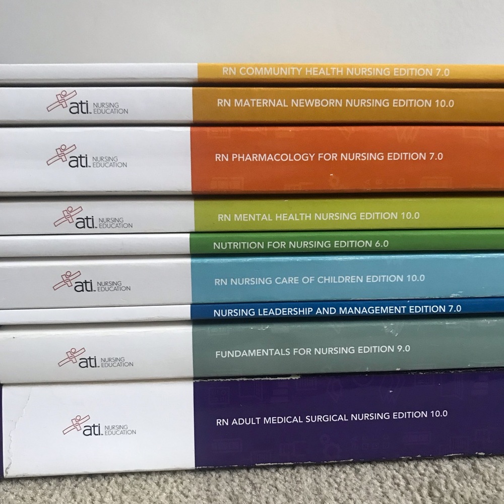 *SOLD* ATI nursing book set (all 9)